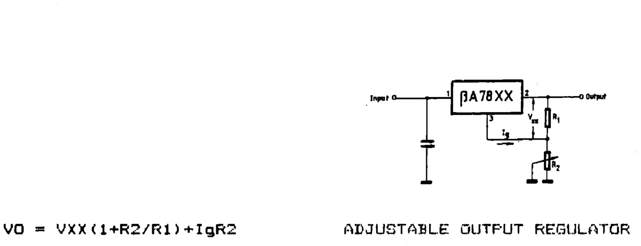 IPRS Băneasa βA7800: Adjustable output regulator (1990 catalogue)