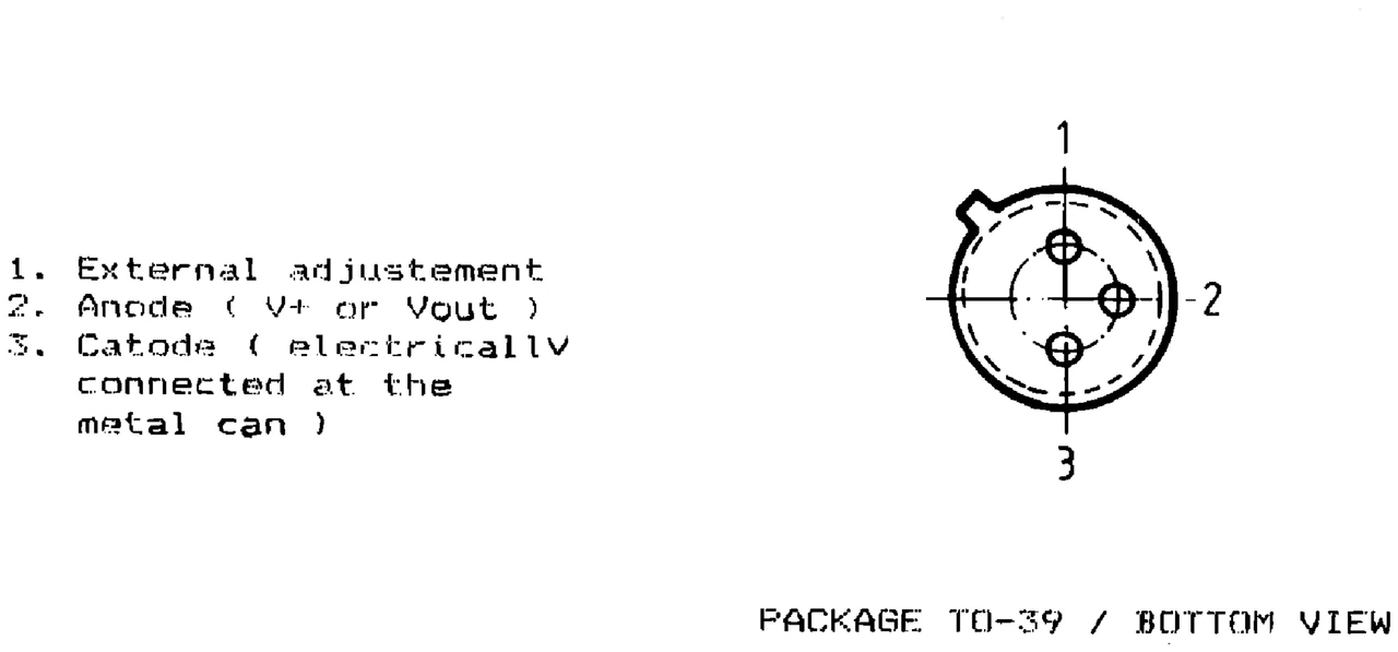 IPRS Băneasa βM335: Pinout (1990 catalogue)