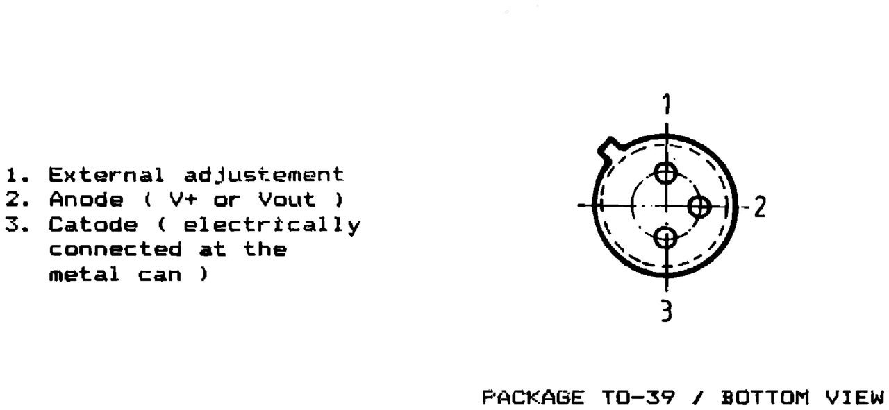 IPRS Băneasa βM336: Pinout (1990 catalogue)