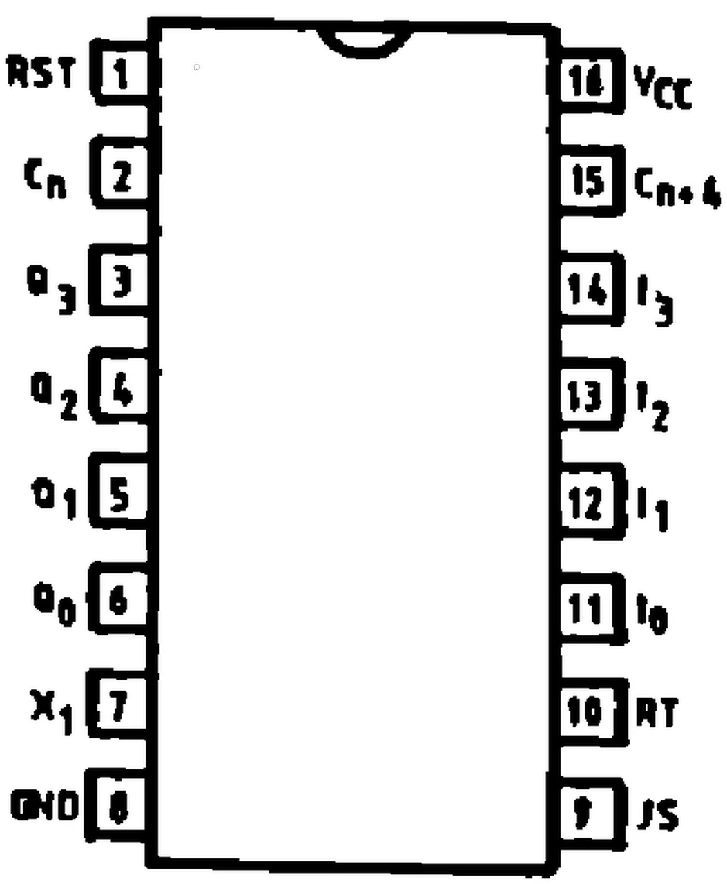 IPRS Băneasa βP14104: Pinout (1990 catalogue)