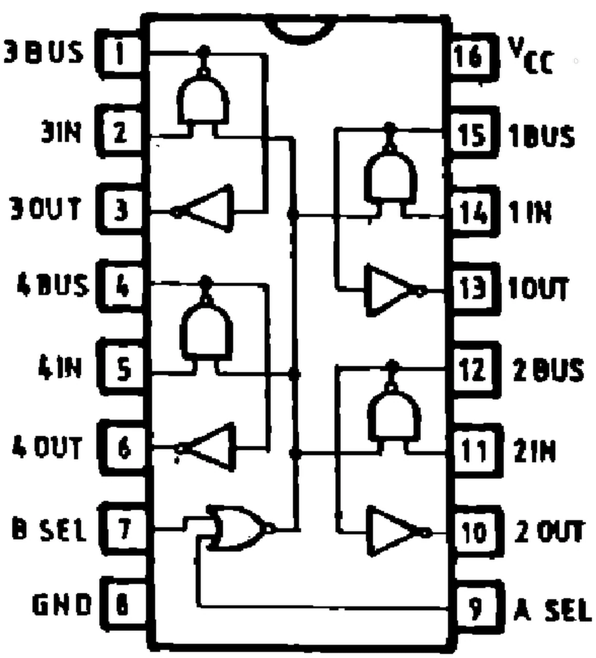 IPRS Băneasa CDB838E: Pinout (1990 catalogue)