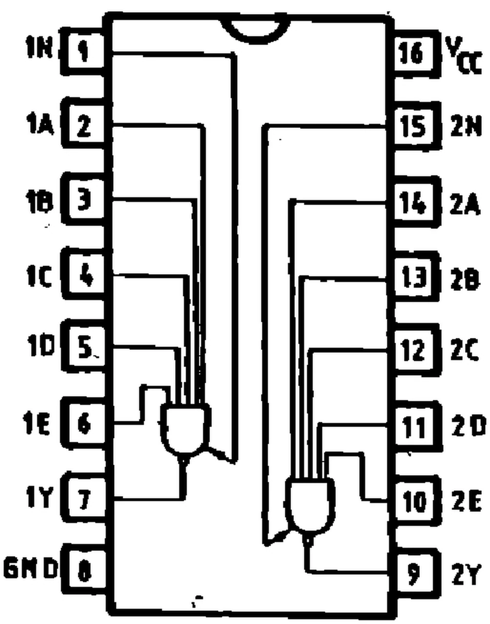 IPRS Băneasa FZH131: Pinout (1990 catalogue)