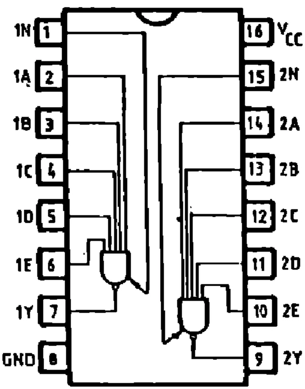 IPRS Băneasa FZH141: Pinout (1990 catalogue)