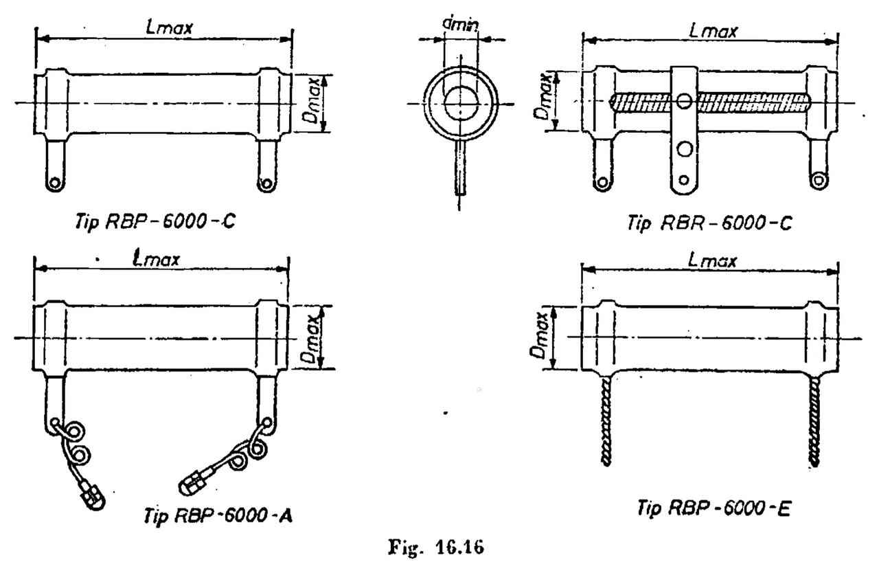 IPEE Curtea de Argeș RBP 6000-C, RBR 6000-C: Drawing (fig. 16.16)