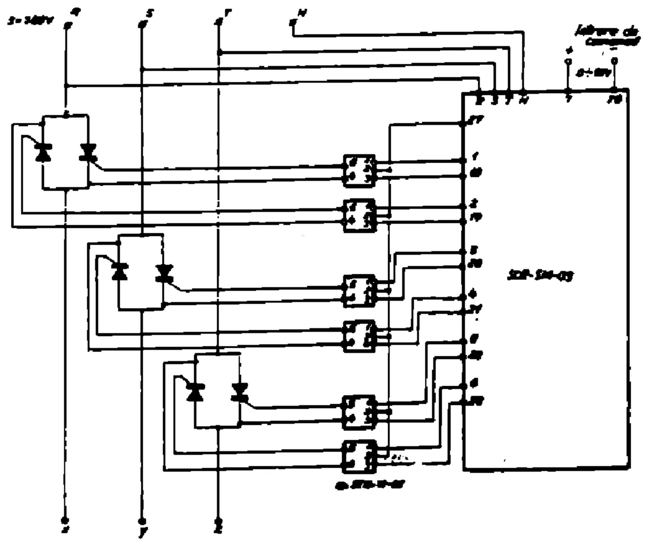 IPRS Băneasa SCR-CCR-01: Three phase A.C. converter (1990 catalogue)