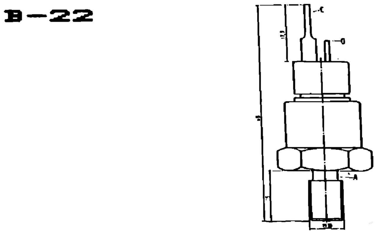 IPRS Băneasa T31F: B-22 case outline, thyristors and triacs (dimensions in mm)